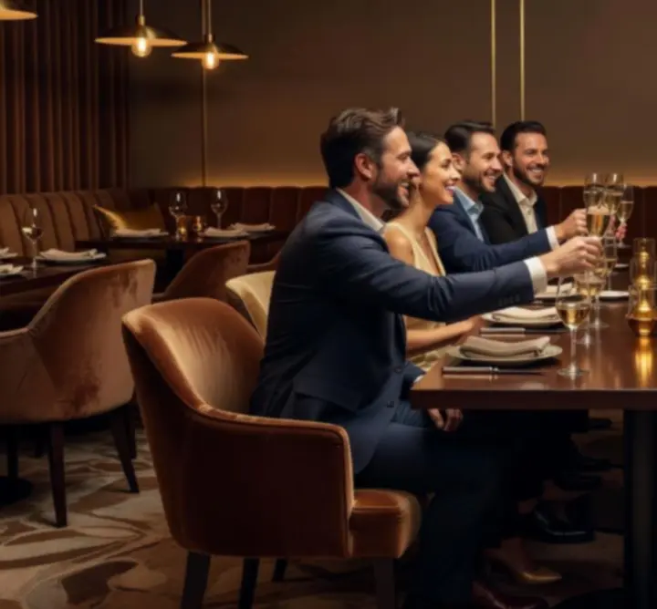 Grupno druženje većeg društva u lounge prostoru Casino Tomica