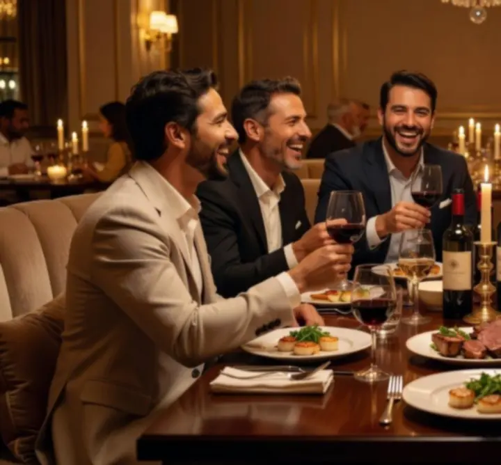 Gosti u opuštenoj atmosferi uživaju u večeri i razgovoru u Casino Tomicu